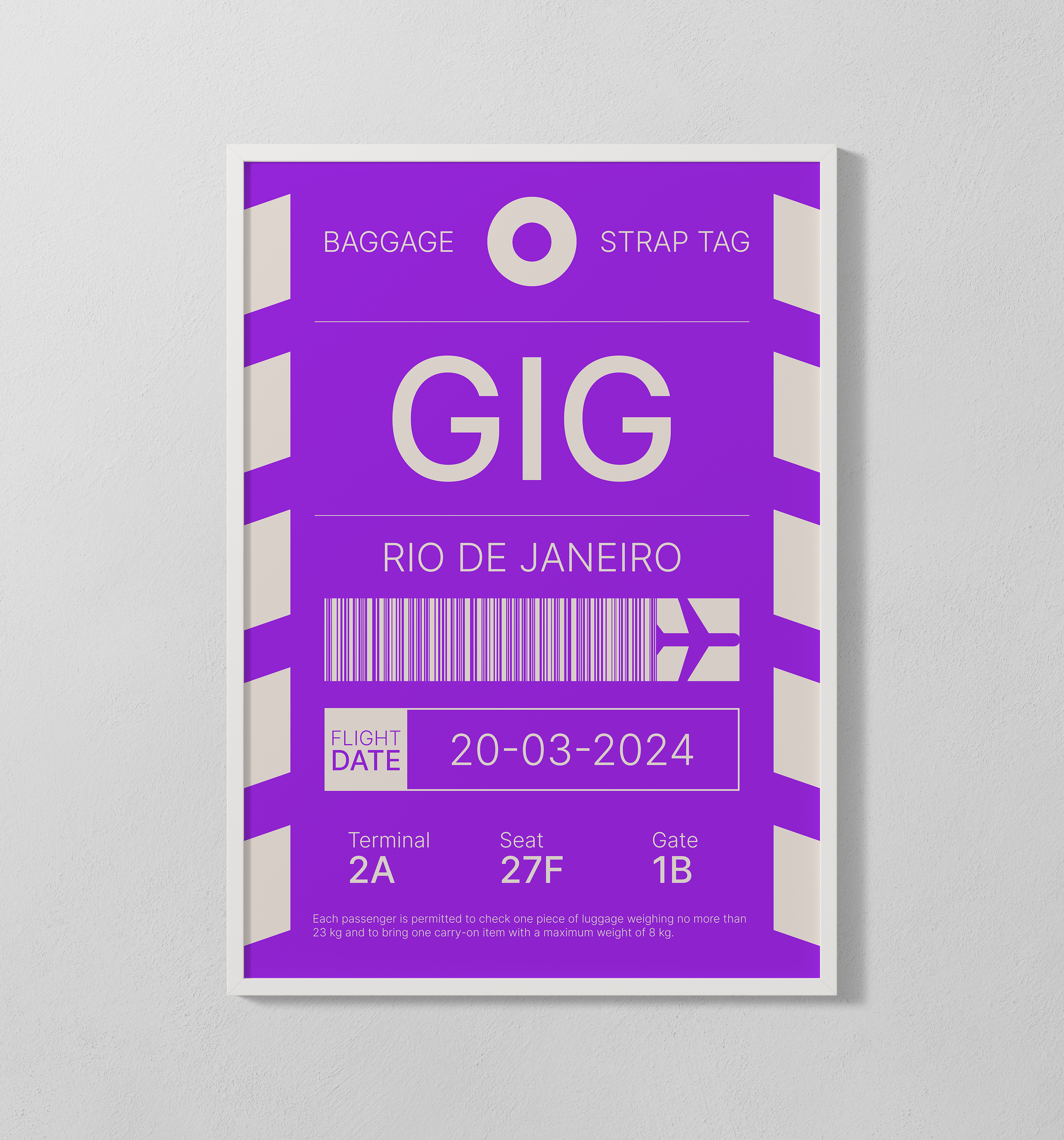 Rio de Janeiro Flugticket | Poster